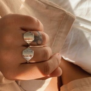 Fade into the Abstract- Story Signet Ring, 6